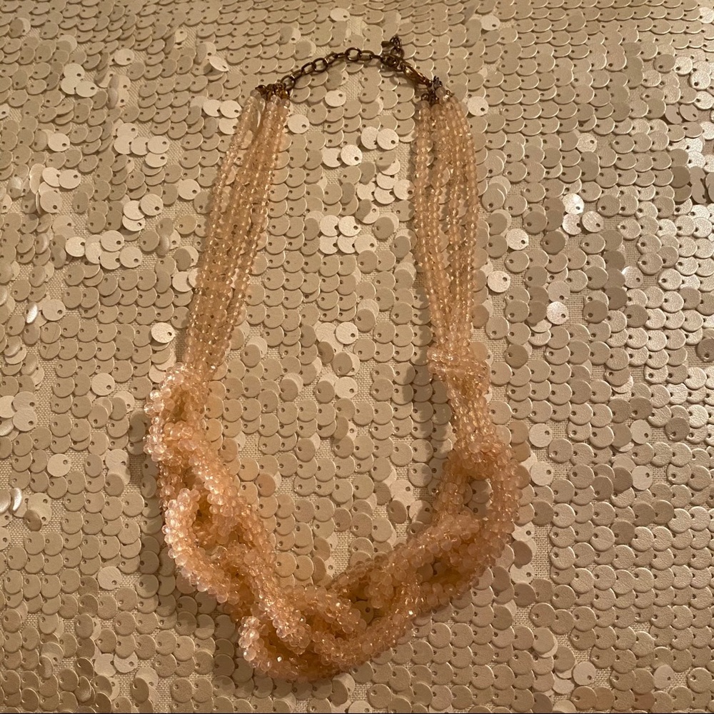 Pink Seed Bead necklace